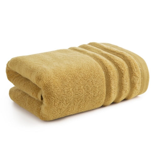 Ręcznik 70x140 Nadine musztardowy Premium bawełna 500g  