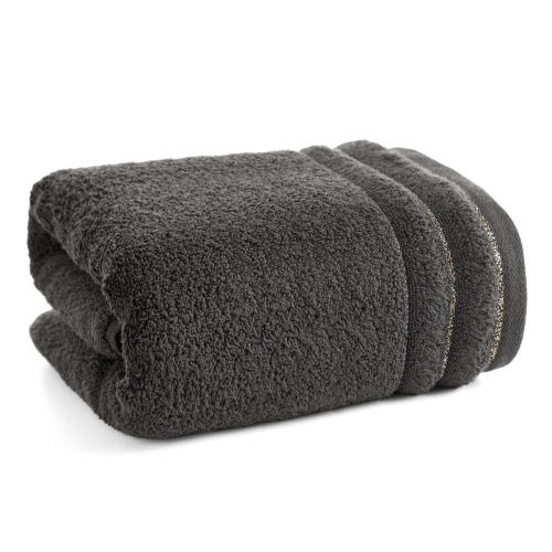Ręcznik 70x140 Nadine stalowy Premium bawełna 500g 