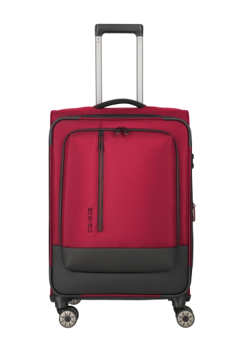 Walizka Średnia 66cm M TRAVELITE Crosslite Bordowa