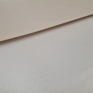 Tkanina Obrusowa Plamoodporna kremowa wzór kropki poliester  szer. 160cm   