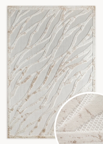 Dywan 160x230 Venus geometryczny kremowy/jasnobeżowy nowoczesny