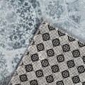 Dywan 160x220 Lotus Ornament szary/srebrny nowoczesny 