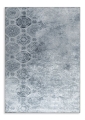 Dywan 50x80 Lotus Ornament szary/srebrny nowoczesny 