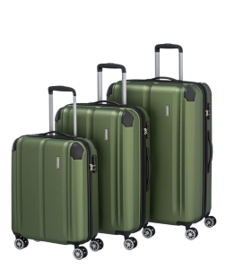 Zestaw walizek City Zielony L/M/S Travelite 