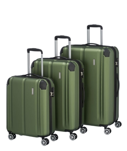 Zestaw walizek City Zielony L/M/S Travelite 