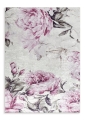 Dywan 80x140 Lotus Kwiaty różowy/kremowy nowoczesny