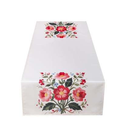 Bieżnik Serweta 60x120 Flower Kwiatowy prostokąt 