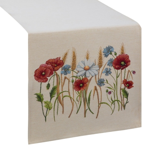 Bieżnik 40x100 Gobelinowy Kwiaty