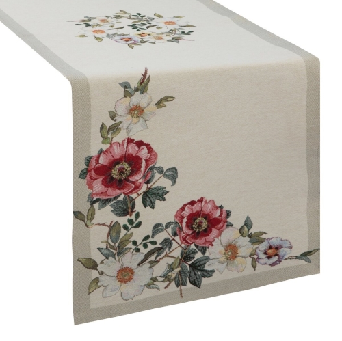 Bieżnik 45x140 Gobelinowy Kwiaty  