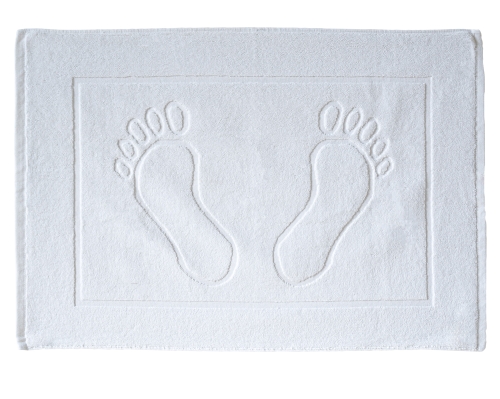 Dywanik Stopki 50x70 biały Libra hotel 500g 100% bawełna  