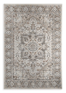 Dywan 140x190 Elora Ornament kremowy / beżowy designerski