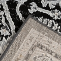 Dywan 140x190 Elora Ornament czarny / kremowy designerski  