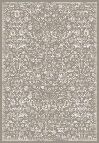 Dywan 80x150 Elora Ornament beżowy / biały designerski  
