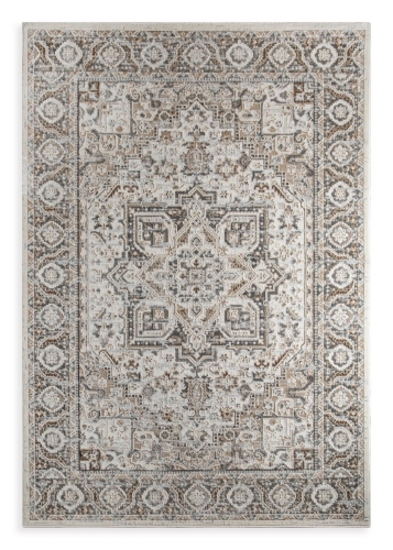 Dywan 60x100 Elora Ornament kremowy / beżowy designerski   