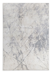 Dywan 160x230 Salena przecierany kremowy/stalowy nowoczesny  