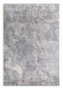 Dywan 160x230 Salena przecierany biały/stalowy nowoczesny