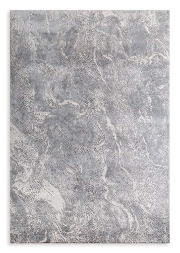 Dywan 160x230 Salena przecierany biały/stalowy nowoczesny