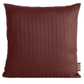 Poszewka z Adamaszku 40x40 paski 1 cm Bordowa Burgund