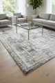 Dywan 140x190 Monaco 1 Przecierany kremowy / stalowy  