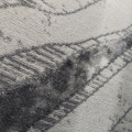 Dywan 80x150 Monaco 2 Pasy stalowy / czarny     
