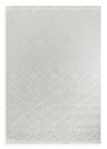 Dywan 80x150 Simone Nowoczesny biały  