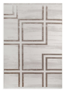 Dywan 200x290 Aura 12 Geometryczny Nowoczesny beżowy / kremowy 