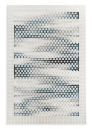 Dywan 200x290 Crystal 7 Abstrakcyjny Nowoczesny biały / niebieski