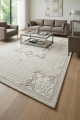 Dywan 120x170 Crystal 6 Ornament Nowoczesny beżowy / kremowy