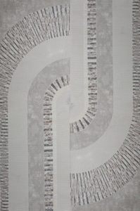 Dywan 140x190 Crystal 4 Abstrakcyjny Nowoczesny szary / beżowy 