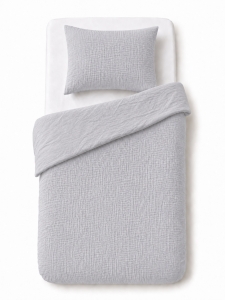 Pościel Niemowlęca Muślinowa 90x120 Szara Grey BAWEŁNA Premium 