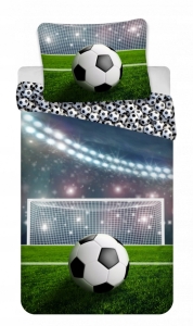 Pościel młodzieżowa 140x200 Boisko Piłka Nożna Futbol 