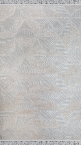 Dywan 50x80 LeMans 1 Geometryczny srebrny szary  