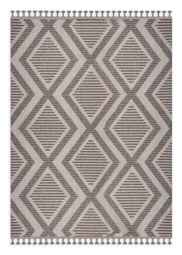 Dywan 50x80 Linea 4 Boho Brązowy, Jasnobeżowy