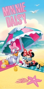 Ręcznik dziecięcy 70x140 Minnie Myszka Wakacyjna 100% Bawełna  
