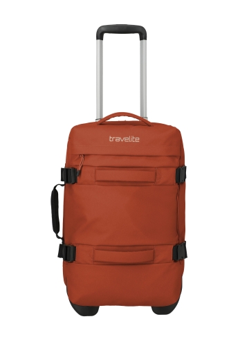 Torba Podróżna na kółkach Travelite Bolonia S 53cm Ceglasty Pomarańczowy