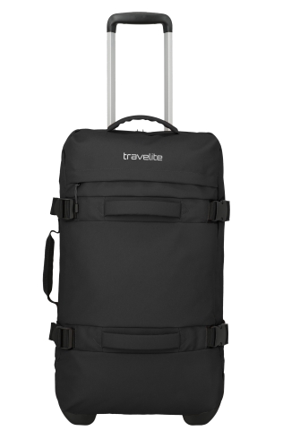 Torba Podróżna na kółkach Travelite Bolonia M 63cm Czarny 