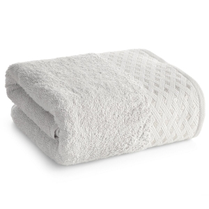 Ręcznik 70x140 Luiza srebrny Premium bawełna 500g    