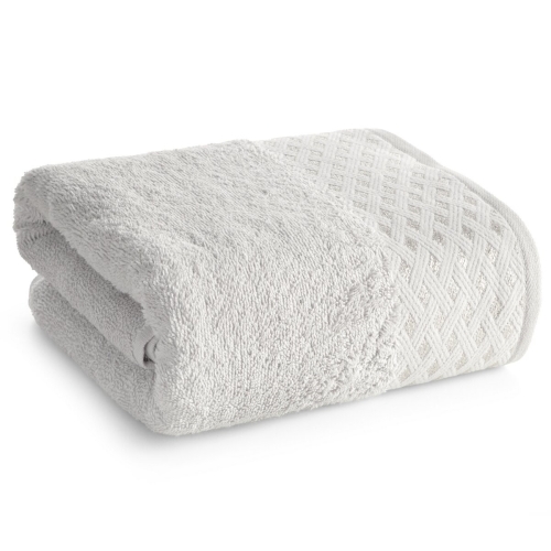 Ręcznik 70x140 Luiza srebrny Premium bawełna 500g    
