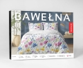 Pościel Bawełniana 220x200cm Kwiaty kolorowe na jasnym tle kwietna łąka  