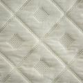 Narzuta dekoracyjna 200x220 Kremowa welwetowa geometryczne pikowanie    