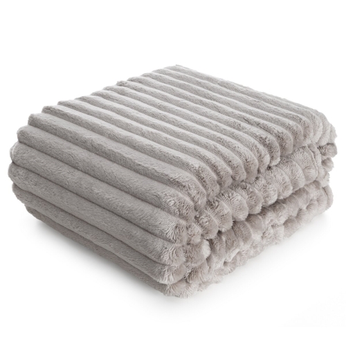 Koc 200x220 Soft Beżowy