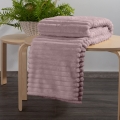 Koc 200x220 Soft Różowy Pudrowy