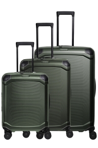 Komplet  walizek 3cz. Travelite L/M/S Millenium Ciemny Zielony Premium