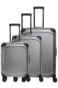 Komplet  walizek 3cz. Travelite L/M/S Millenium Srebrny Premium 
