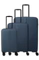 Komplet  walizek 3cz. Travelite L/M/S-slim Air Stripe Granatowy Premium   