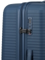 Komplet  walizek 3cz. Travelite L/M/S-slim Air Stripe Granatowy Premium   