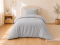 Komplet Niemowlęcy 90x120 Pościel Muślinowa szara + Kołderka 90x120 BAWEŁNA Premium 
