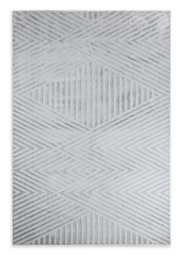 Dywan 160x230 Nova 1 Pasy Nowoczesny stalowy   