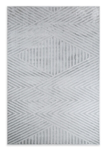 Dywan 80x150 Nova 1 Pasy Nowoczesny stalowy  