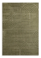 Dywan 160x230 Art4 Boho geometryczny zielony / oliwkowy nowoczesny